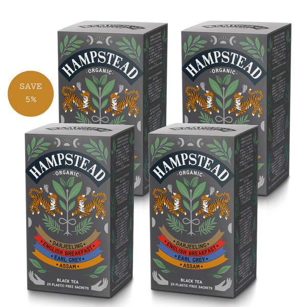 Organic Black Tea Selection Tea Bags - Hampstead Tea