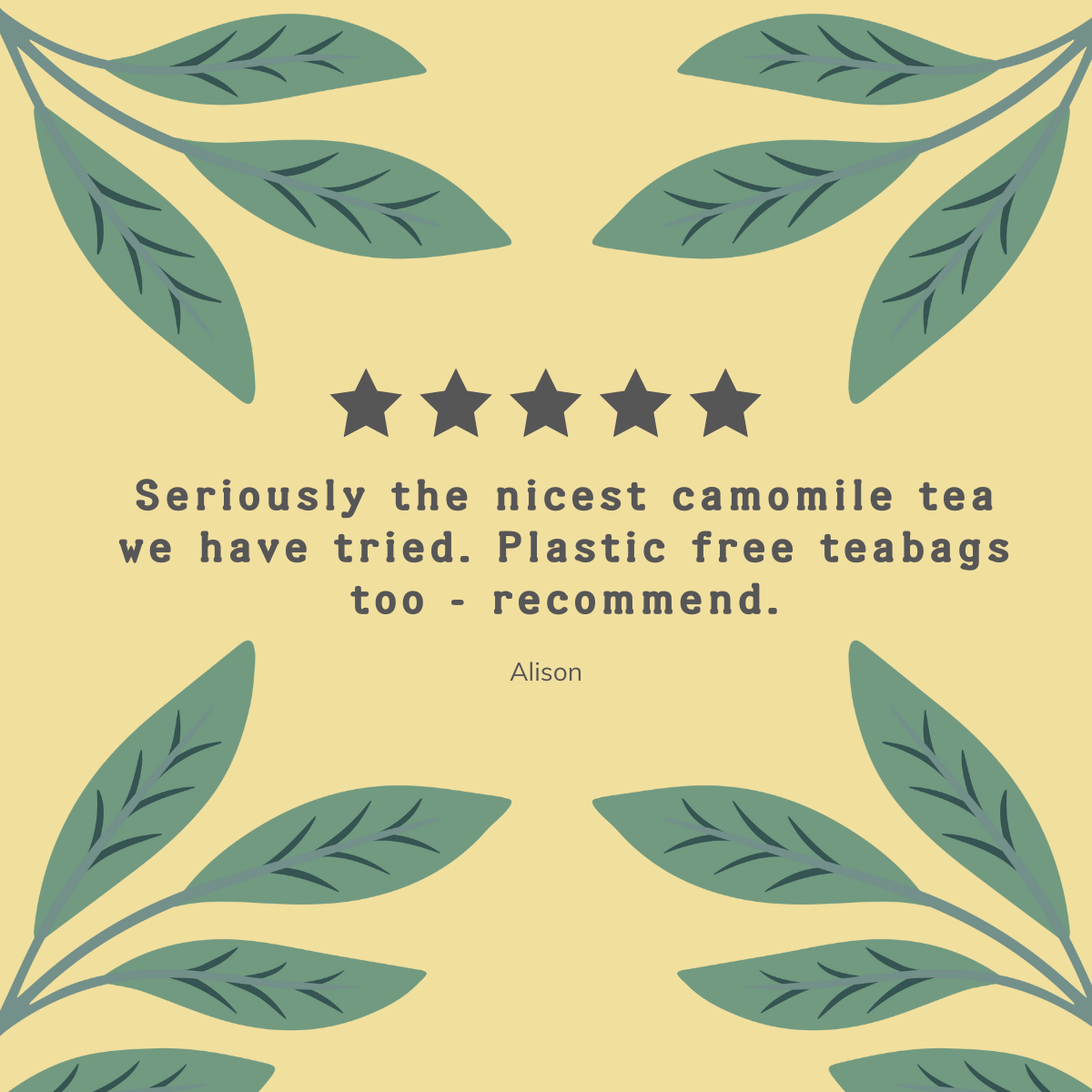 Swanson Organic Chamomile Tea - 20 Sachets, 100% Organic, Soothing Herbal Tea