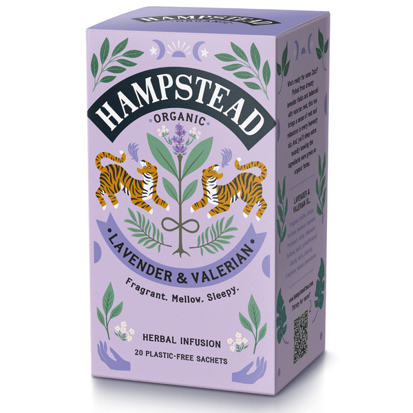 Organic Lavender & Valerian Tea Bags - Hampstead Tea