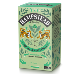 Hampstead Tea Organic Fennel & Peppermint Tea Bags - Hampstead Tea - Biodynamic and Organic Teas