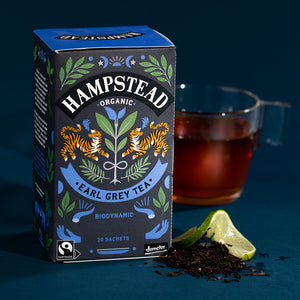 Hampstead Tea Organic and Fairtrade Earl Grey Tea Bags - Hampstead Tea - Biodynamic and Organic Teas