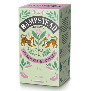 Hampstead Tea Organic Green Tea & Jasmine Tea Bags - Hampstead Tea - Biodynamic and Organic Teas