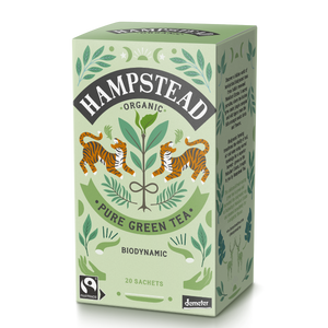 Hampstead Tea Organic Fairtrade Green Tea Bags - Hampstead Tea - Biodynamic and Organic Teas