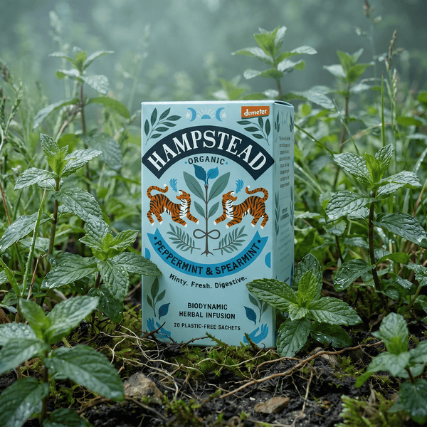 Biodynamic Peppermint & Spearmint 250 Tea Bags - Hampstead Tea