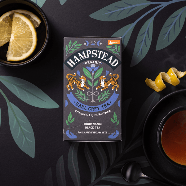 Organic and Biodynamic Earl Grey Tea Bags - Hampstead Tea