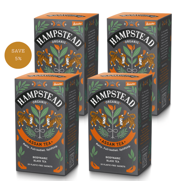 Organic Assam Tea Bags - Hampstead Tea