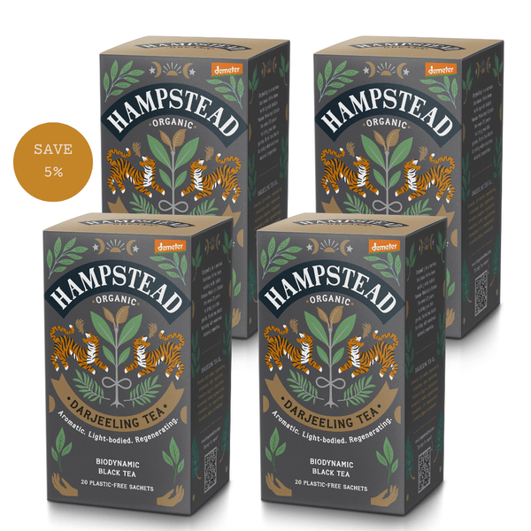Organic & Biodynamic Darjeeling Tea Bags - Hampstead Tea