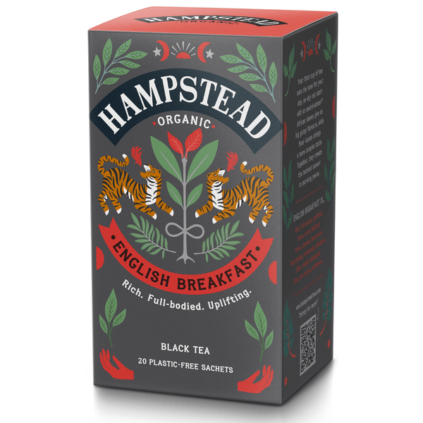Organic English Breakfast Tea Bags - Hampstead Tea