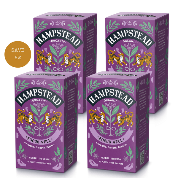 Organic Focus Well Tea Bags - Hampstead Tea
