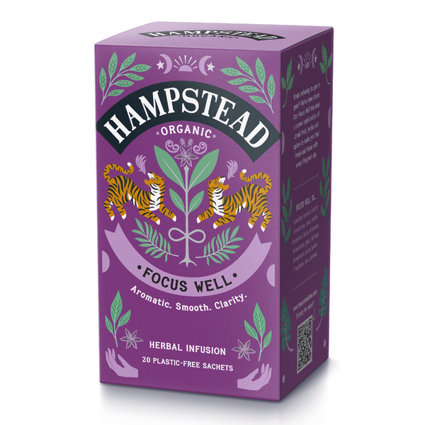 Organic Focus Well Tea Bags - Hampstead Tea