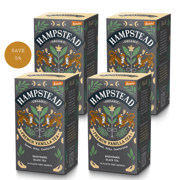 Organic French Vanilla Tea Bags - Hampstead Tea