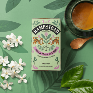 Organic Green Tea & Jasmine Tea Bags - Hampstead Tea