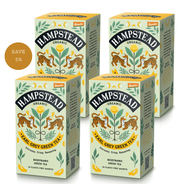 Organic Green Tea & Lemon - Hampstead Tea