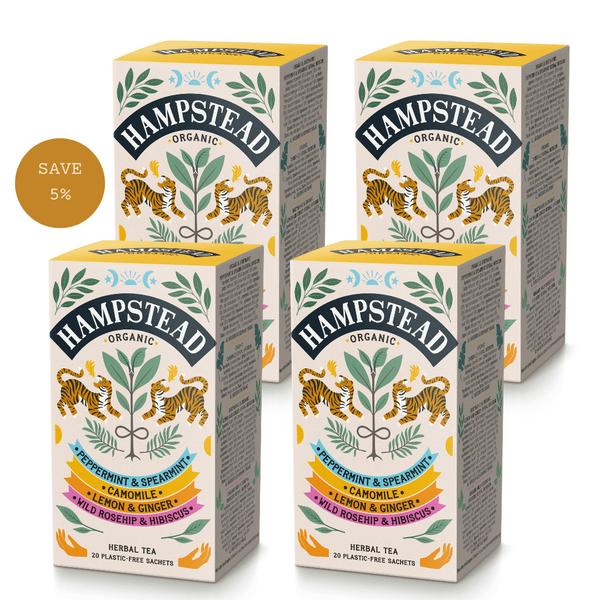 Organic Herbal Harmonies Infusions Selection Pack Tea Bags - Hampstead Tea