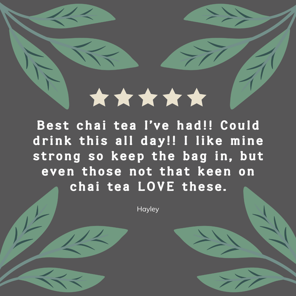 Organic Indian Chai Tea Bags - Hampstead Tea