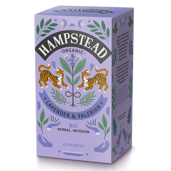 Hampstead Tea Organic Lavender & Valerian Tea Bags - Hampstead Tea - Biodynamic and Organic Teas