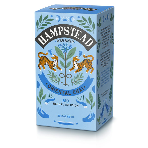 Hampstead Tea Organic Spiced Oriental Chai Tea bags - Hampstead Tea - Biodynamic and Organic Teas