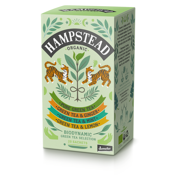 Hampstead Tea Organic Green Tea Selection Tea Bags - Hampstead Tea - Biodynamic and Organic Teas
