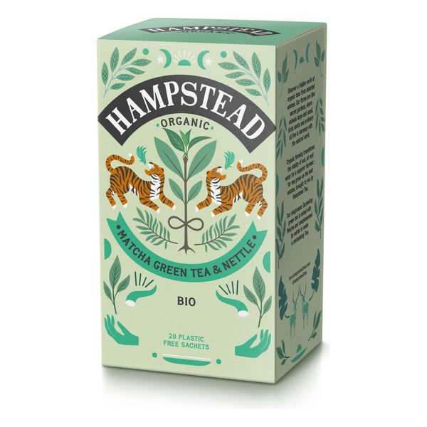 Hampstead Tea Organic Matcha Green Tea and Nettle - Hampstead Tea - Biodynamic and Organic Teas