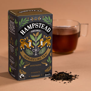 Hampstead Tea Organic and Fairtrade Darjeeling Tea Bags - Hampstead Tea - Biodynamic and Organic Teas