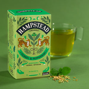 Hampstead Tea Organic Fennel & Peppermint Tea Bags - Hampstead Tea - Biodynamic and Organic Teas