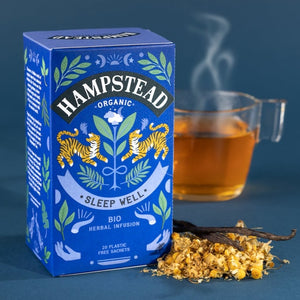 Hampstead Tea Organic Sleep Well Tea Bags - Hampstead Tea - Biodynamic and Organic Teas