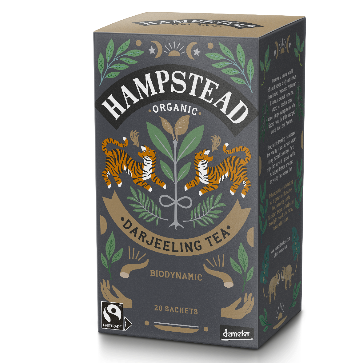 Hampstead Organic Decaffeinated Darjeeling Tea Bags