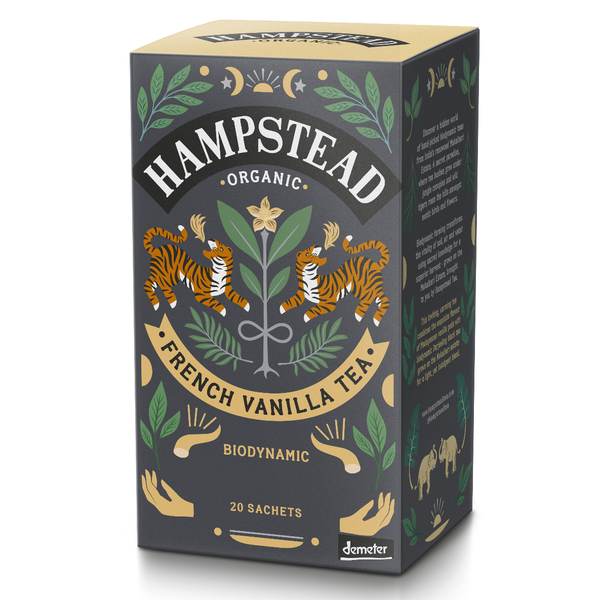 Hampstead Tea Organic French Vanilla Tea Bags - Hampstead Tea - Biodynamic and Organic Teas